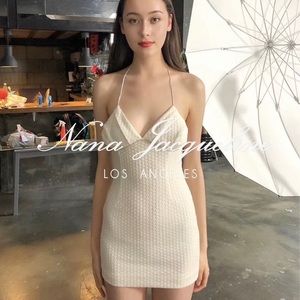 Nana Jacquline backless dress